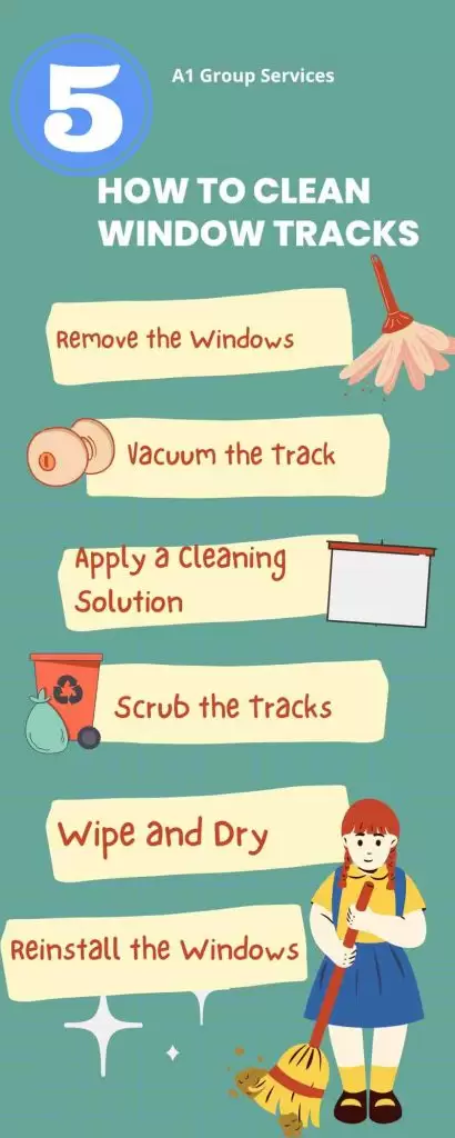 step by step guide to clean window tracks